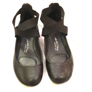 Kenneth Cole flats with ankle straps